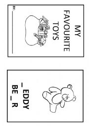 English Worksheet: TOYS BOOKLET