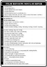 English Worksheet: Disability - Soul Surfer - the story of Bethany Hamilton -film review 