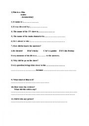 English Worksheet: slumdog millionaire quiz