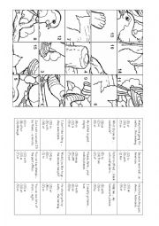 English Worksheet: Prepositions - Multiple choice exercise with a self-correction puzzle key