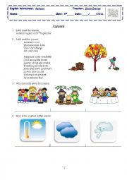 English Worksheet: Autumn