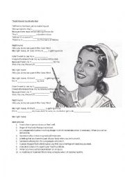 English Worksheet: Song: Night nurse by Simply Red