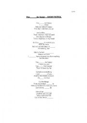 English Worksheet: Song with modal verbs - pre-intermediate