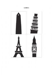 English Worksheet: Landmarks