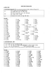 English Worksheet: Stress