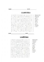 English Worksheet: puzzle