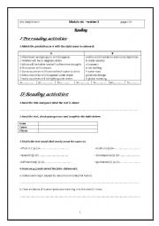 English Worksheet: global warming 