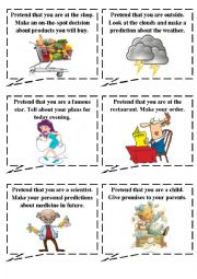 English Worksheet: speaking activity