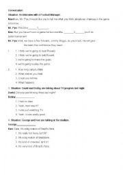 English Worksheet: ONET