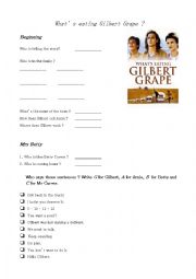 English Worksheet: Whats eating Gilbert Grape