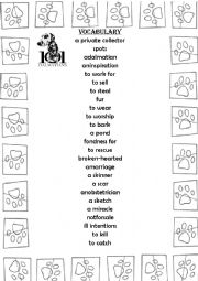 English Worksheet: 101 Dalmatians_1996_movie_tasks