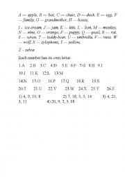 English Worksheet: General words - practice task.