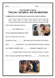 English Worksheet: Narnia