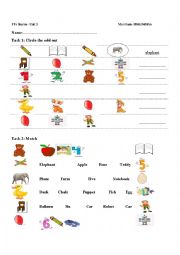English Worksheet: Exercise for kids