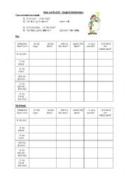 Prepositions - conversation battleships