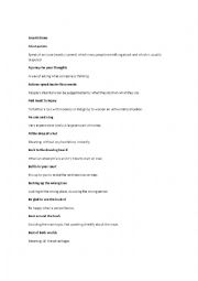 English Worksheet: Smart Idioms