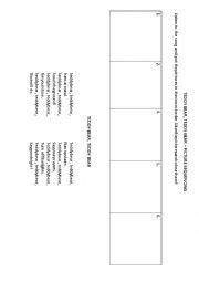 English Worksheet: Teddy bear, teddy bear - picture sequencing 