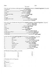 test paper 