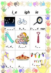 English Worksheet: Phonics: i - sound