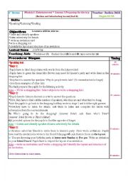 English Worksheet: Preparing for the party
