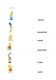 English Worksheet: The Simpsons 