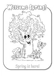 English Worksheet: Spring activity book