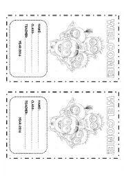 English Worksheet: Minion Copybook Cover