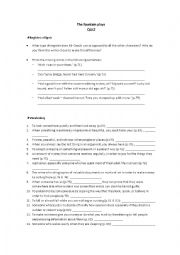 English Worksheet: The fountain plays - Dorothy L. Sayers