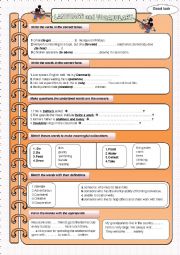 English Worksheet: GRAMMAR TEST