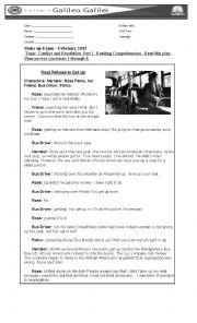 English Worksheet: Test: Rosa Parks and Segregation