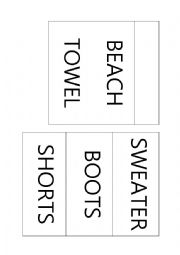 English Worksheet: Clothes Tags