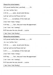 English Worksheet: MCQ