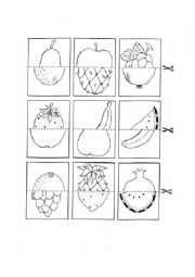 English Worksheet: Cut, bring and paint
