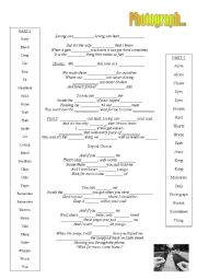 English Worksheet: Photograph