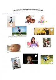 English Worksheet: I know I can
