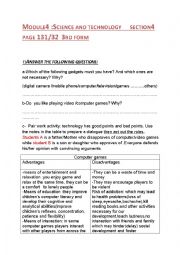 English Worksheet: MODULE4 SECTION4 SPEAKING 3RD YEAR TUNISIAN STUDENTS