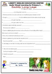 English Worksheet: Listening through the song