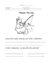 English Worksheet: Class Group Work Presentation