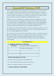 English Worksheet: TEST FOR COMMON CORE STUDENTS