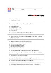 English Worksheet: The Big Bang Theory - S03 Ep. 08 - Giving advices