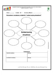 English Worksheet: mind map