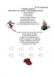 English Worksheet: past simple