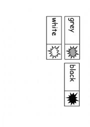 English Worksheet: Colours - Flashcards