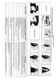 English Worksheet: Camera angles and shots with KEY! 