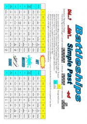 English Worksheet: Battleships