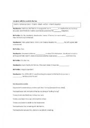 English Worksheet: Fatal beatings