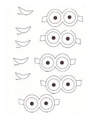 English Worksheet: minion writing about your day part 1