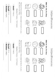 Subject Pronouns Worksheet