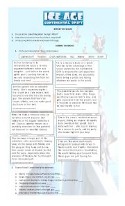 English Worksheet: Ice Age 4