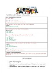 English Worksheet: Urban tribes part 2